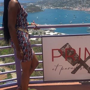 Fendi Print Dress